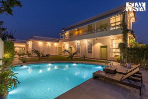 Free Birds Nest with Pvt Pool & Garden at Jaipur by StayVista